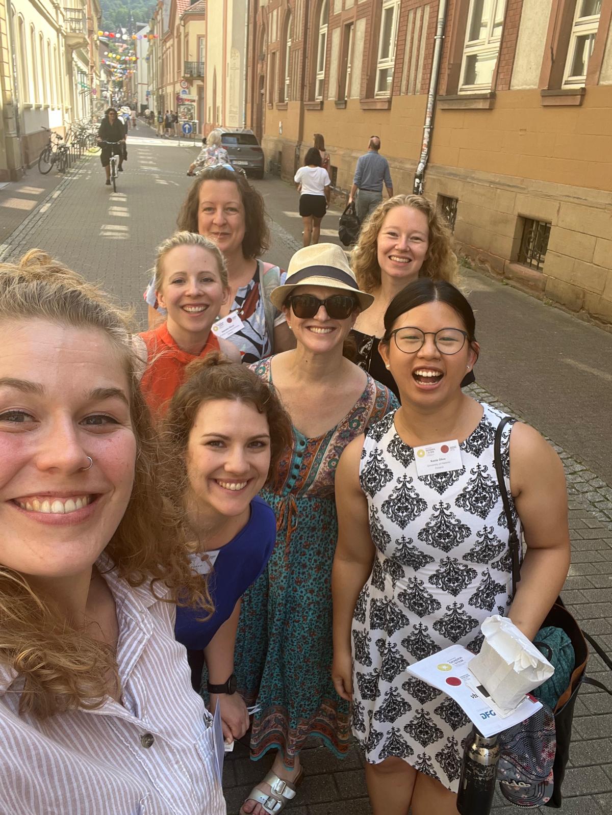The girl gang, in Heidelberg -- so fun to hang with  you all!